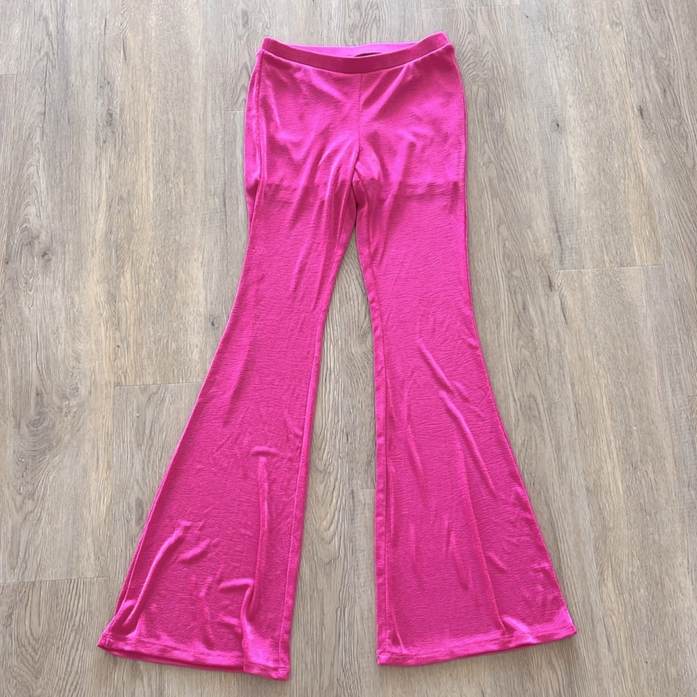 Pink Flare Pants